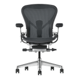  Ghế công thái học Ergonomic Herman Miller Aeron - Khung hợp kim / Chân nhựa 