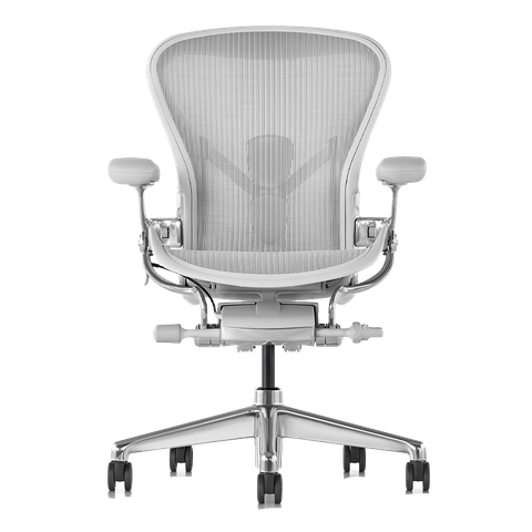 Ghế công thái học Ergonomic Herman Miller Aeron - Khung nhôm / Chân nhôm