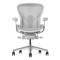 Ghế công thái học Ergonomic Herman Miller Aeron - Khung nhôm / Chân nhôm