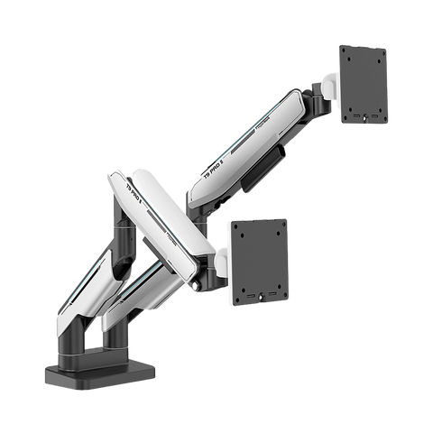 Giá treo màn hình Human Motion T9 Pro II Dual - Xám & Trắng