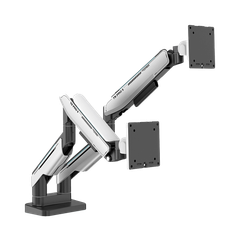 Giá treo màn hình Human Motion T9 Pro II Dual - Xám & Trắng