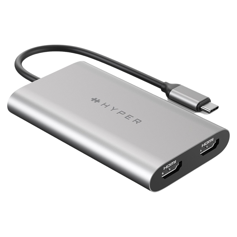  Cổng chuyển HyperDrive Dual 4K HDMI USB Type-C Adapter for MacBook M1/M2 