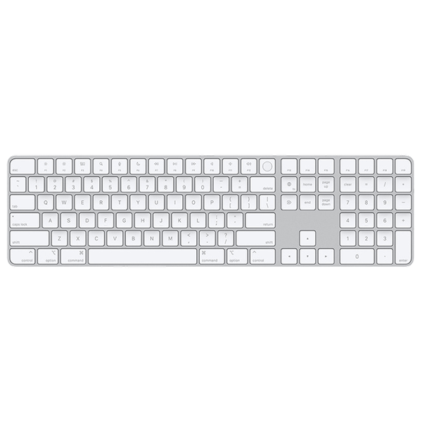Bàn phím Apple Magic Keyboard 2024 Type-C có Touch ID và phím số Numeric Keypad - Chính hãng