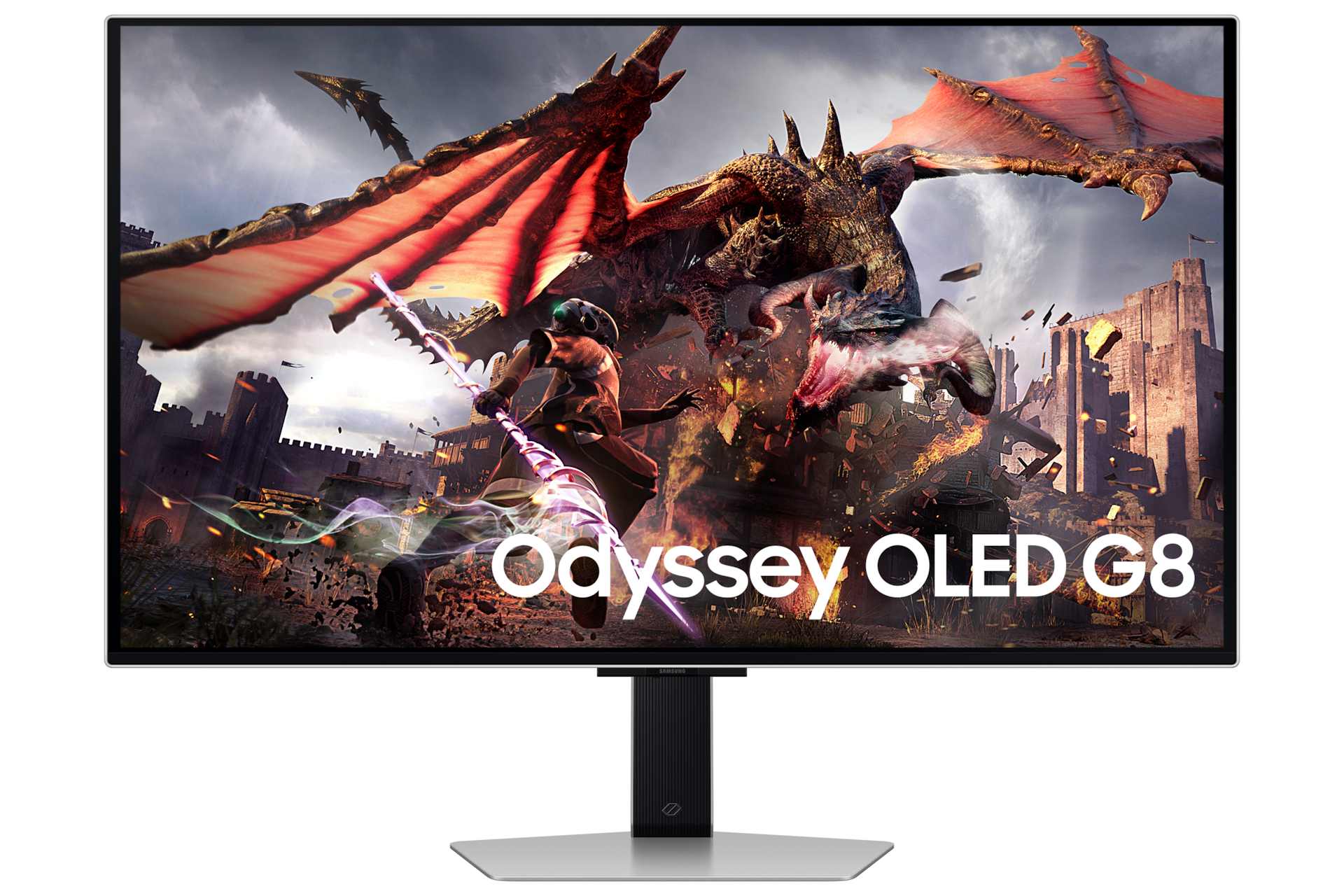Màn Hình Samsung Gaming Odyssey Oled G8 G80Sd Ls32Dg802Sexxv 32 Inch/4K/Oled/240Hz/0.03Ms