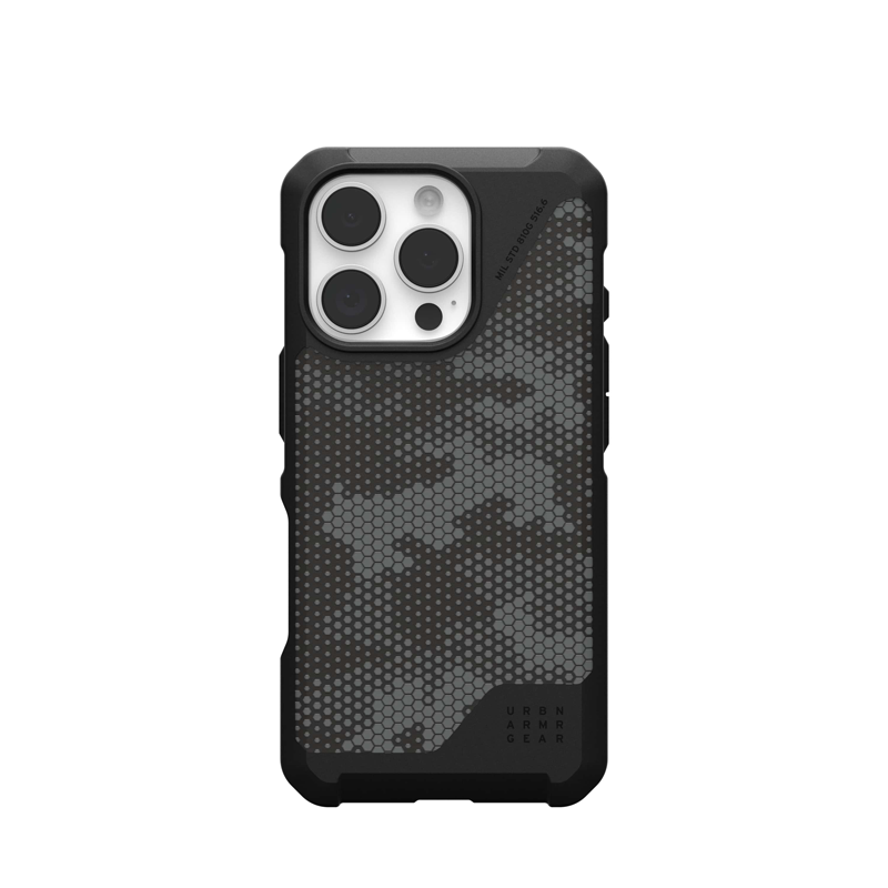  Ốp lưng iPhone 16 Pro UAG Metropolis LT Magsafe - Micro Hex Camo Graphite 