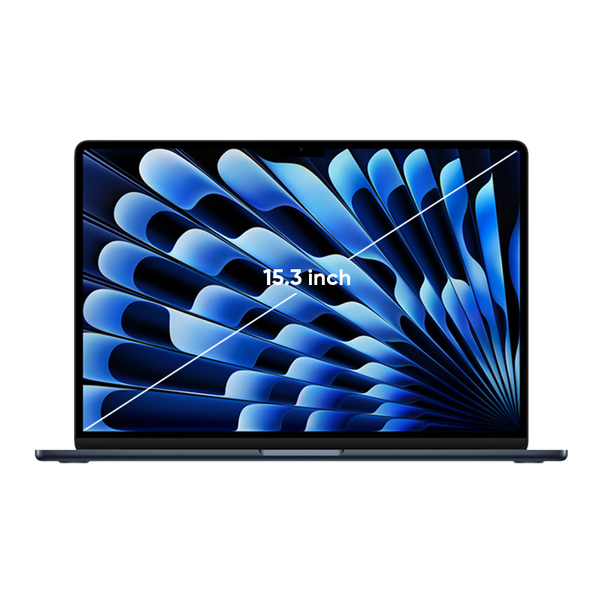 MacBook Air M2 15.3 inch 2023 màu Midnight 8 CPU / 10 GPU / 16GB RAM / 512GB / 70W - Chính hãng VN