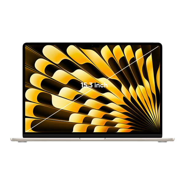 MacBook Air M2 15.3 inch 2023 màu Starlight 8 CPU / 10 GPU / 16GB RAM / 512GB / 70W - Chính hãng VN