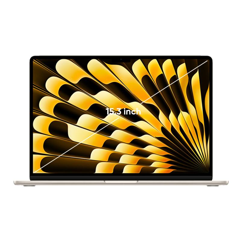  MacBook Air M2 15.3 inch 2023 màu Starlight 8 CPU / 10 GPU / 8GB RAM / 512GB - Chính hãng VN 