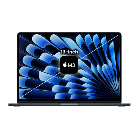 MacBook Air M3 13 inch 2024 màu Midnight 8 CPU / 10 GPU / 16GB RAM / 256GB - Chính hãng VN