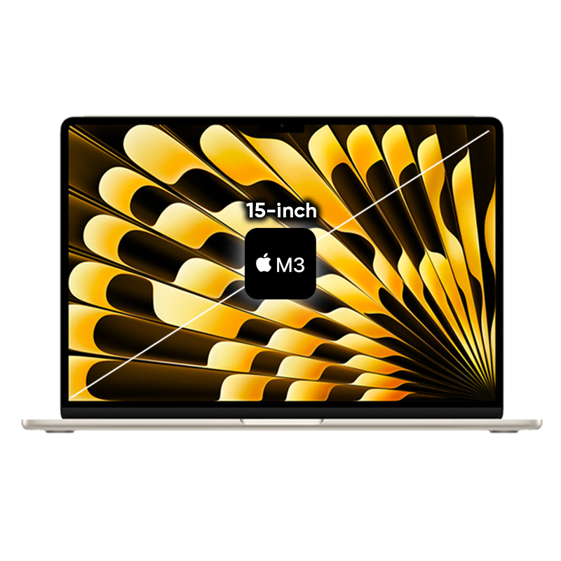 MacBook Air M3 15 inch 8CPU 10GPU 16GB RAM 512GB