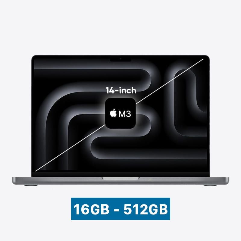 MacBook Pro 14 inch M3 8 CPU / 10 GPU / 16GB RAM / 512GB - Chính hãng VN