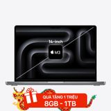  MacBook Pro 14 inch M3 8 CPU / 10 GPU / 8GB RAM / 1TB - Chính hãng VN 