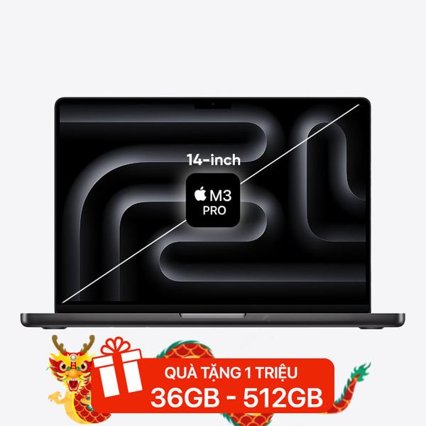 MacBook Pro 14 inch M3 Pro 11 CPU / 14 GPU / 36GB RAM / 512GB - Chính hãng VN