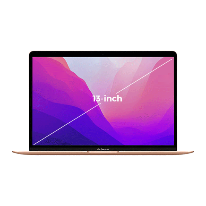  MacBook Air 13-inch 2020 Gold - 8GB / 256GB - Apple M1 / 8 Core CPU / 7 Core GPU - Hàng chính hãng - Part: MGND3 