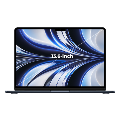 MacBook Air M2 13.6-inch 2022 màu Midnight 8-Core CPU / 10-Core GPU / 16GB RAM / 256GB - Hàng chính hãng