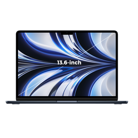 MacBook Air M2 13.6-inch 2022 màu Midnight 8-Core CPU / 10-Core GPU / 24GB RAM / 256GB - Hàng chính hãng