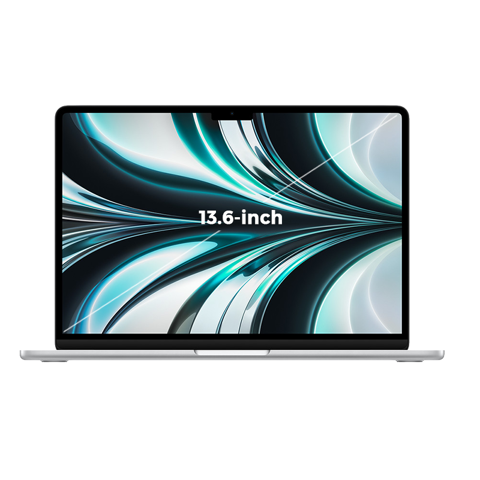 MacBook Air M2 13.6-inch 2022 màu Silver 8-Core CPU / 8-Core GPU / 24GB RAM / 256GB - Hàng chính hãng