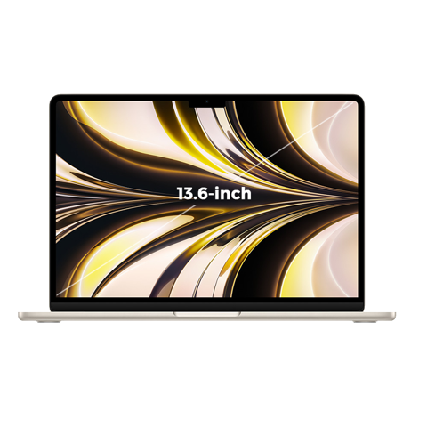 MacBook Air M2 13.6-inch 2022 màu Starlight 8-Core CPU / 10-Core GPU / 16GB RAM / 256GB - Hàng chính hãng