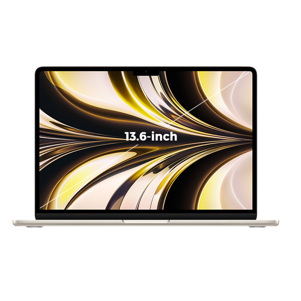 MacBook Air M2 13.6-inch 2022 màu Starlight 8-Core CPU / 10-Core GPU / 16GB RAM / 512GB - Hàng chính hãng