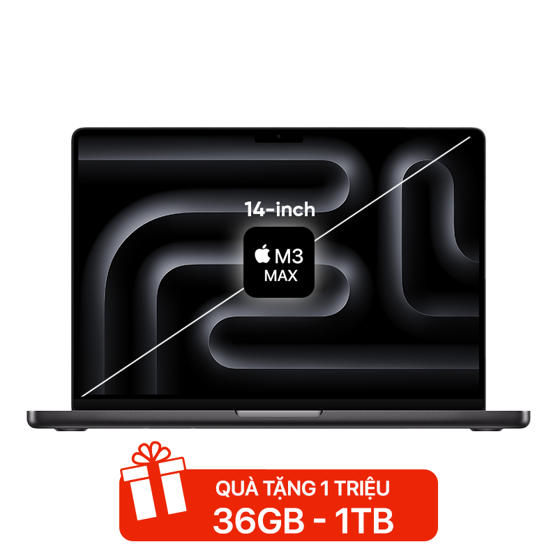  MacBook Pro 14 inch M3 Max 14 CPU / 30 GPU / 36GB RAM / 1TB - Chính hãng VN 