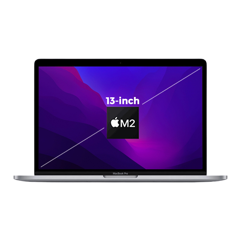  MacBook Pro 13 inch M2 màu Space Gray 8-Core CPU / 10-Core GPU / 16GB RAM / 512GB - Hàng chính hãng 