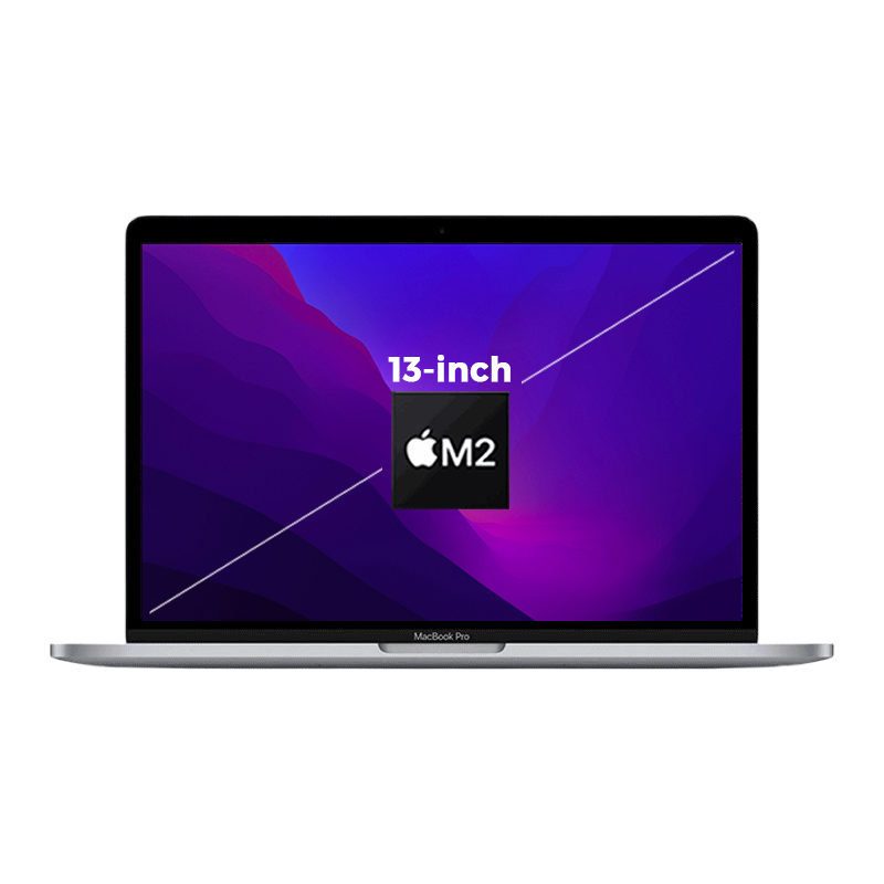 MacBook Pro 13 inch M2 màu Space Gray 8-Core CPU / 10-Core GPU / 24GB RAM / 512GB - Hàng chính hãng - Z16R00040