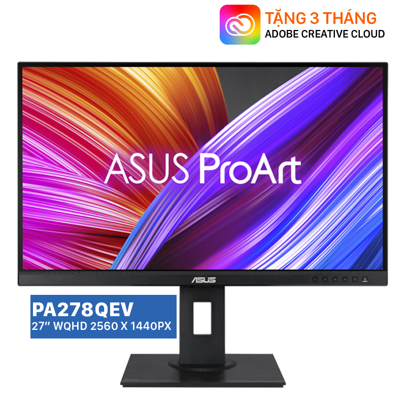 Màn hình ASUS ProArt PA278QEV LED 27" IPS, 16:9, 75Hz, WQHD (2560 x 1440px)