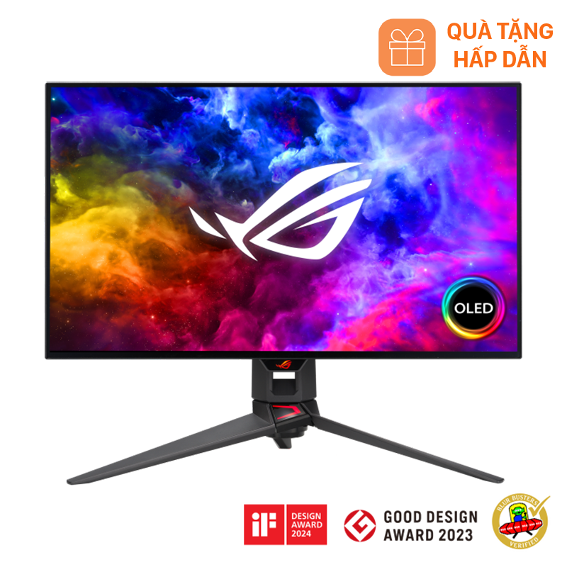 Màn Hình Asus Rog Swift Pg27Aqdm 27" Oled 2K 240Hz Hdr10 Gsync Chuyên Game