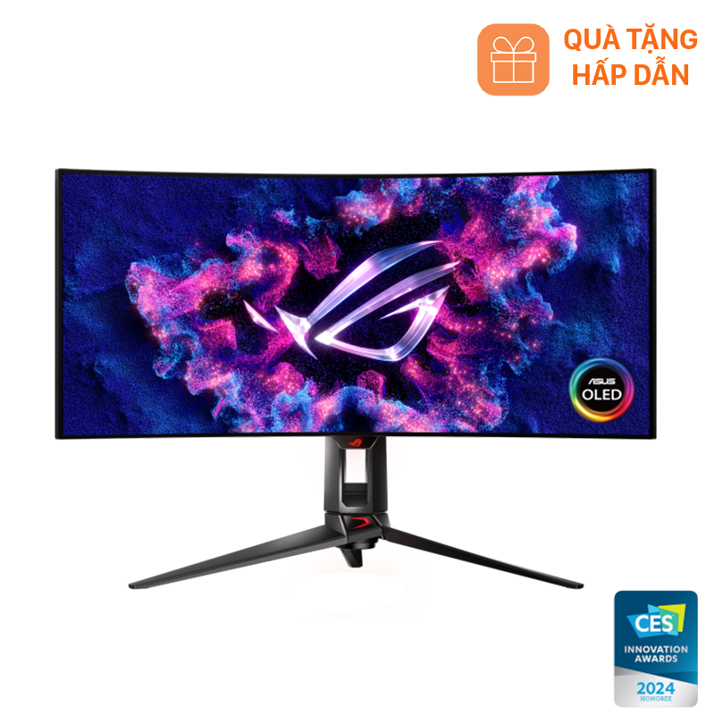 Màn Hình Cong Asus Rog Swift Pg34Wcdm 34" Oled 2K 240Hz Usbc Chuyên Game