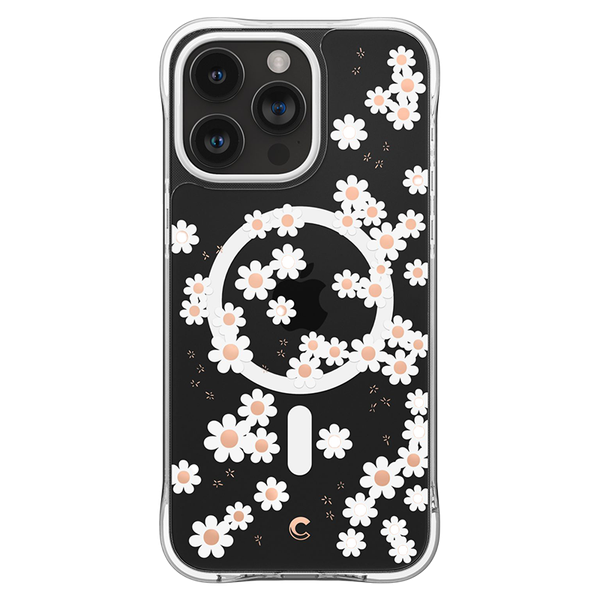 Ốp lưng Spigen iPhone 15 Pro Max Cyrill Cecile Daisy White Magfit