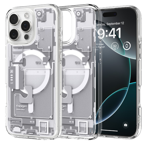 Ốp lưng Spigen iPhone 16 Pro Max Ultra Hybrid MagFit Zero One White