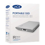  Ổ Cứng Di Động LaCie Portable SSD 500GB USB-C + Rescue - STKS500400 