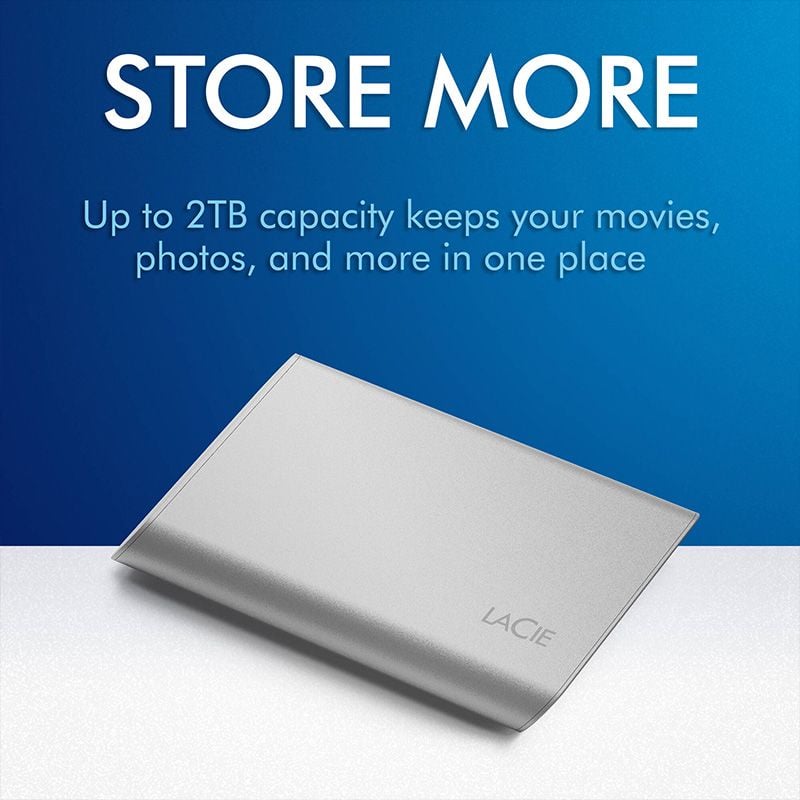  Ổ Cứng Di Động LaCie Portable SSD 1TB USB-C + Rescue - STKS1000400 