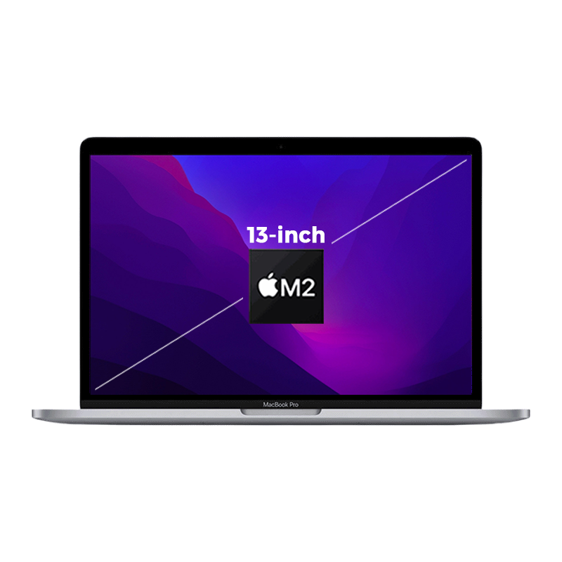 MacBook Pro 13 inch M2 màu Space Gray 8-Core CPU / 10-Core GPU / 24GB RAM / 1TB - Hàng chính hãng - Z16S00037