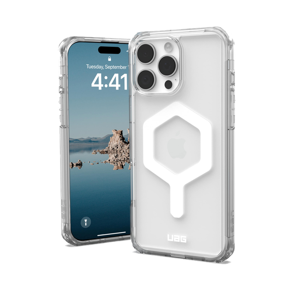 Ốp lưng iPhone 16 Pro Max UAG Plyo Magsafe - Ice/White