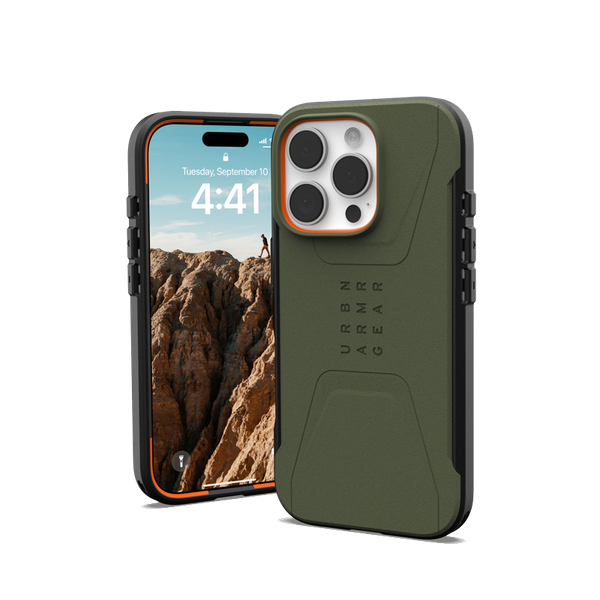 Ốp lưng iPhone 16 Pro UAG Civilian Magsafe - Olive Drab