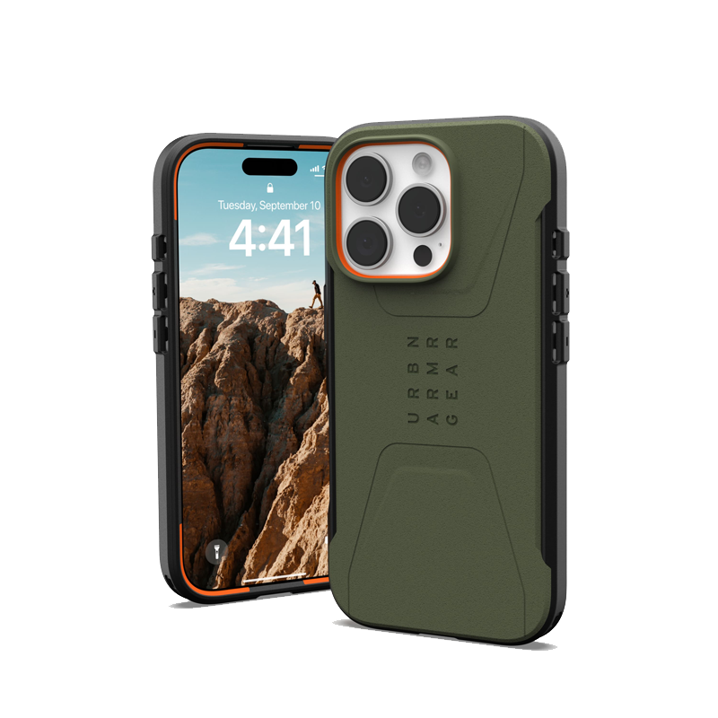 Ốp lưng iPhone 16 Pro UAG Civilian Magsafe - Olive Drab