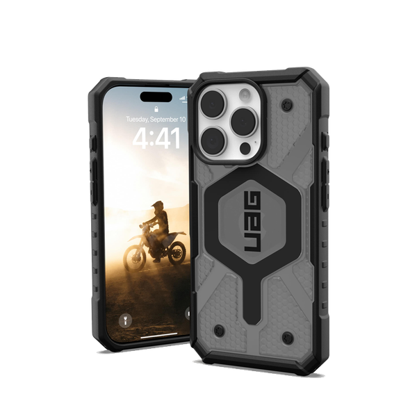 Ốp lưng iPhone 16 Pro UAG Pathfinder Clear Magsafe - Ash