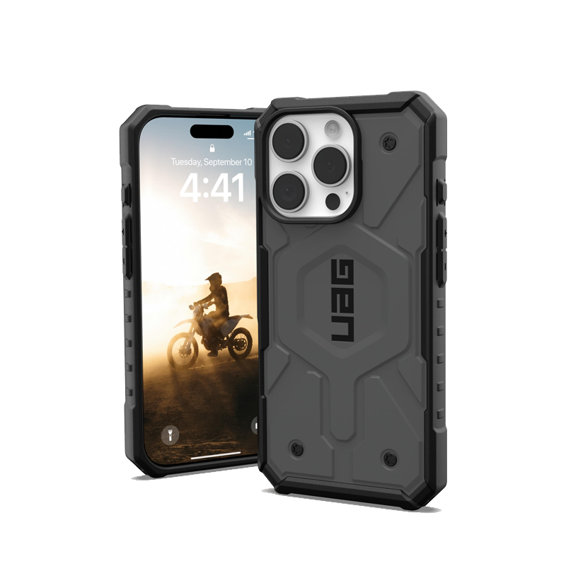 Ốp lưng iPhone 16 Pro UAG Pathfinder Magsafe - Silver