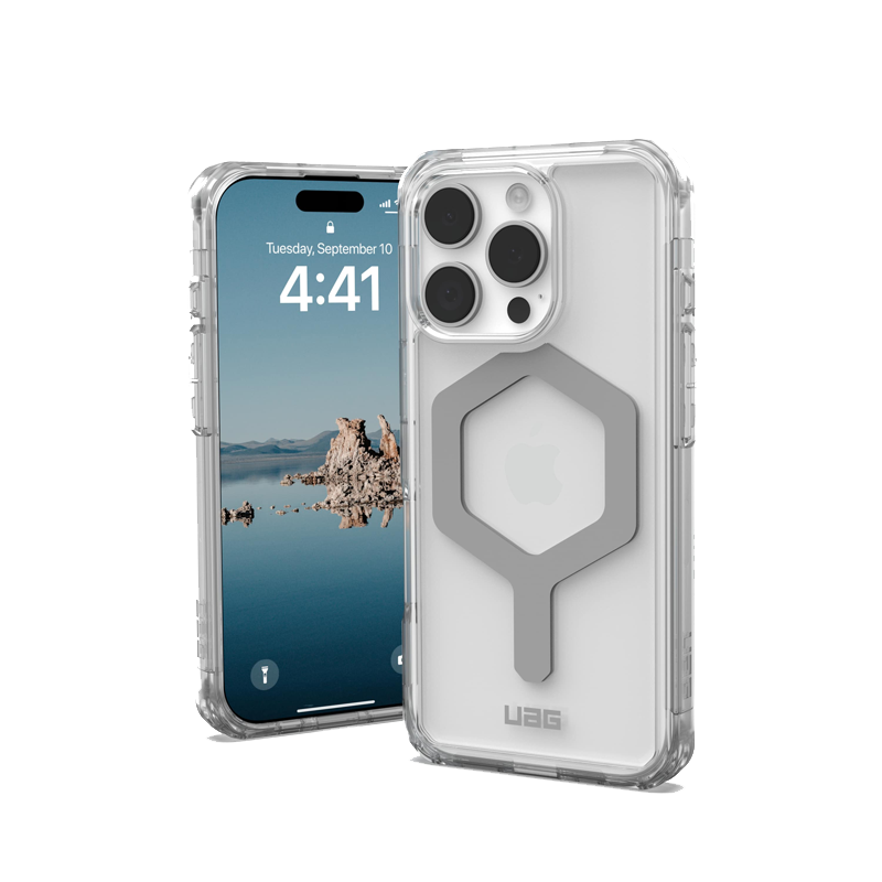 Ốp lưng iPhone 16 pro uag plyo magsafe - ice/silver
