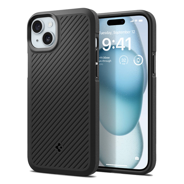 Ốp lưng Spigen iPhone 15 Plus Core Armor Matte Black