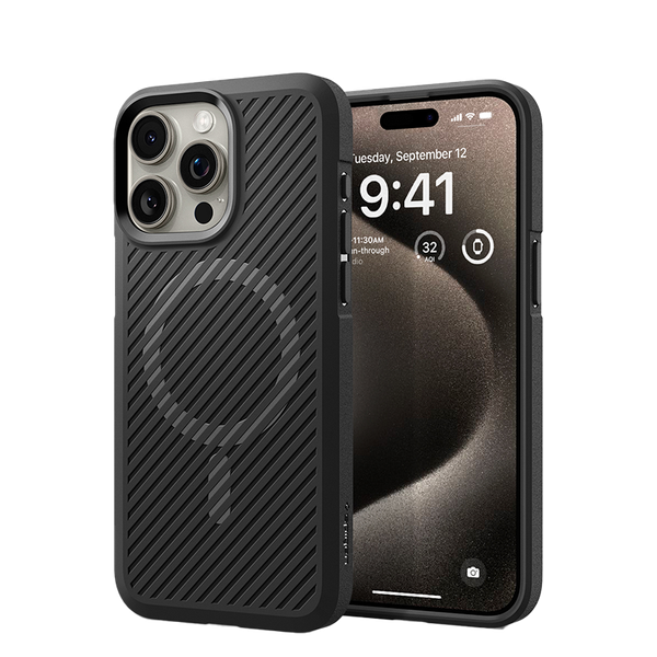 Ốp lưng Spigen iPhone 15 Pro Core Armor Magfit Matte Black