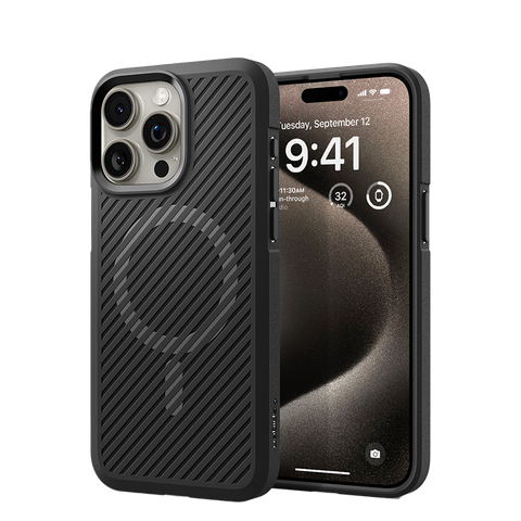 Ốp lưng Spigen iPhone 15 Pro Core Armor Magfit Matte Black