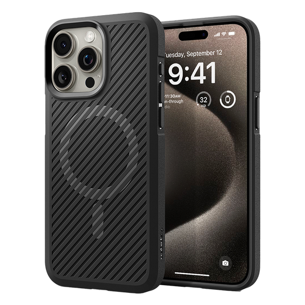 Ốp lưng Spigen iPhone 15 Pro Max Core Armor Magfit Matte Black