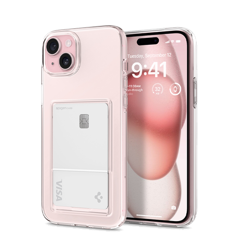 Ốp lưng Spigen iPhone 15 Crystal Slot