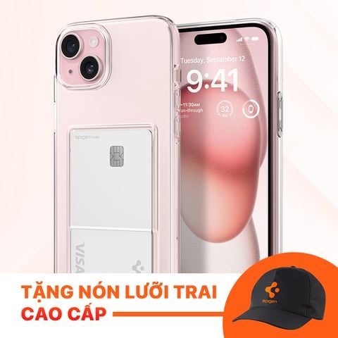 Ốp lưng Spigen iPhone 15 Crystal Slot