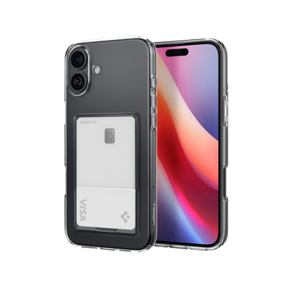 Ốp lưng Spigen iPhone 16 Crystal Slot Crystal Clear