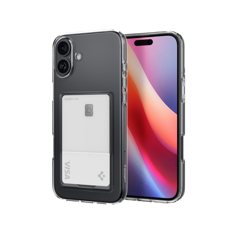 Ốp lưng Spigen iPhone 16 Crystal Slot Crystal Clear