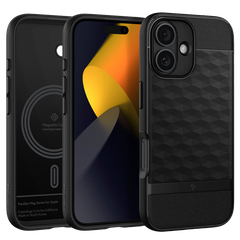 Ốp lưng Spigen iPhone 16 Parallax Mag Matte Black