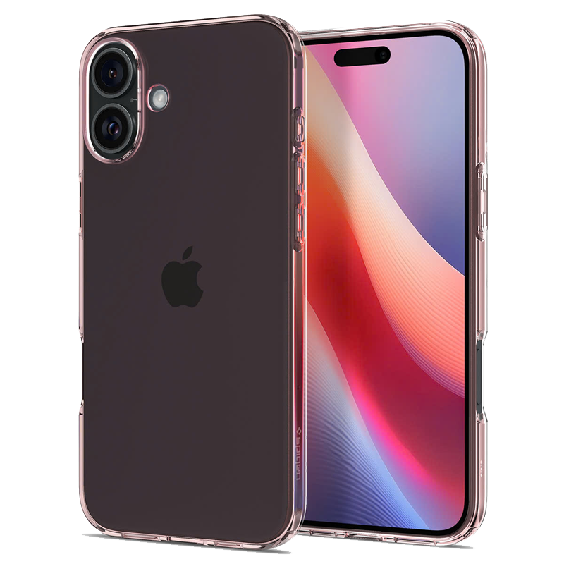 Ốp lưng spigen iPhone 16 plus crystal flex rose crystal